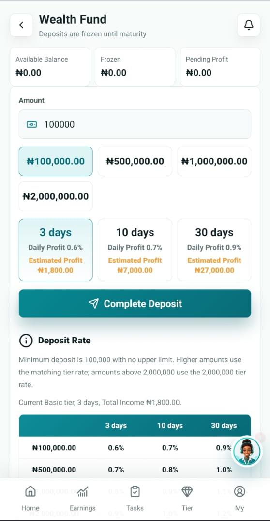 Payments & Withdrawals on VLA