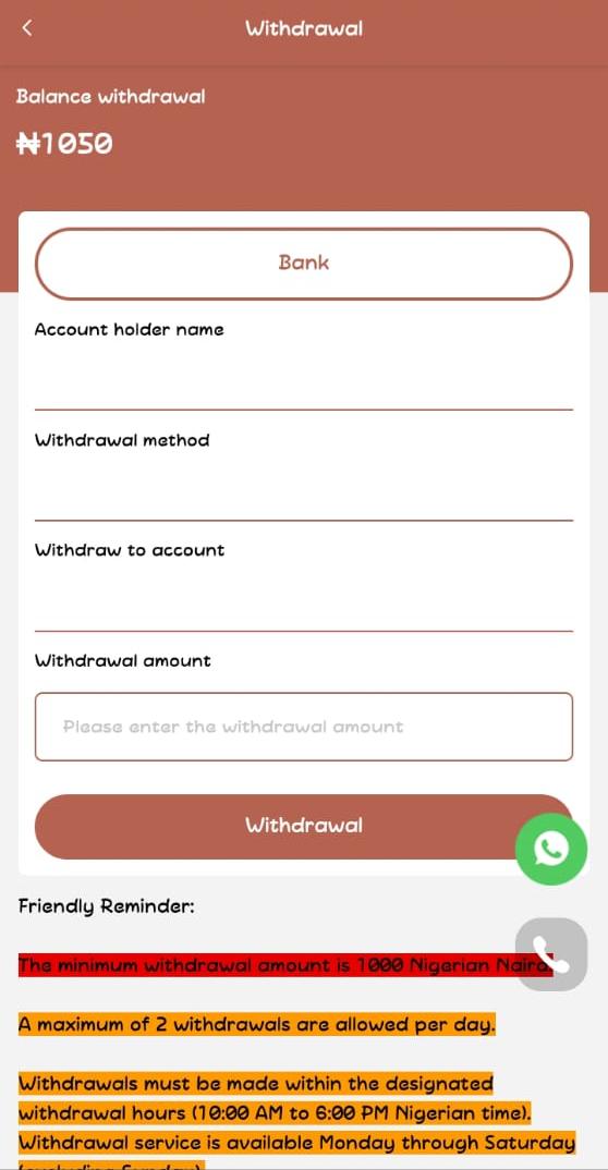Payments & Withdrawal 