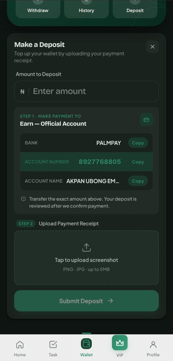 How To Deposit/Recharge
