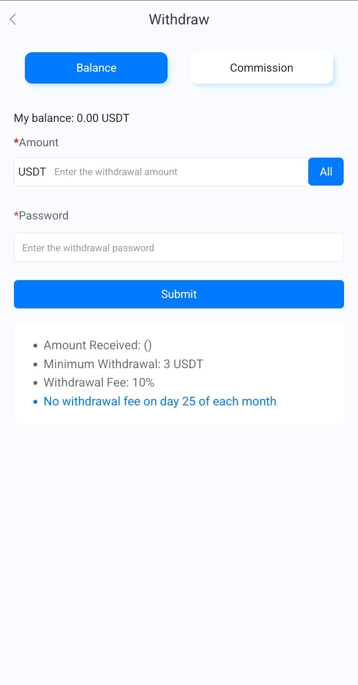 Payment & Withdrawal on Stakora