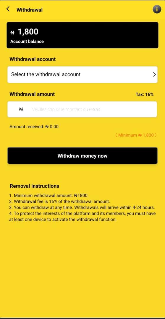 Payment & Withdrawal