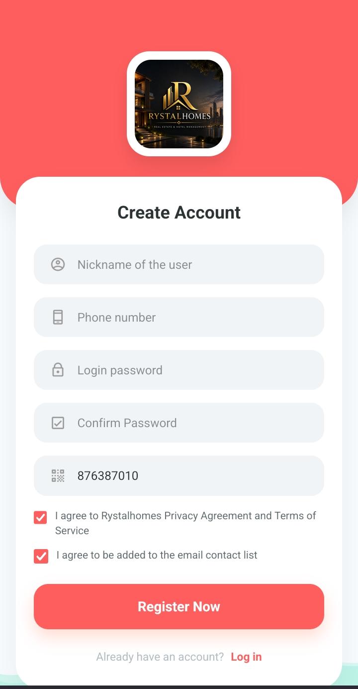 How To Join Rystalhomes