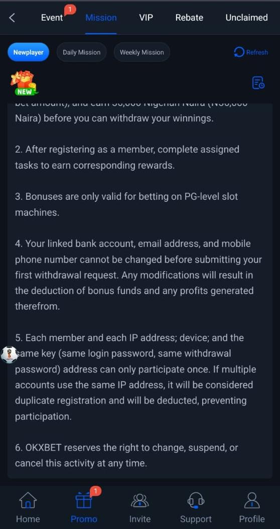 Withdrawal Process on OKXBET