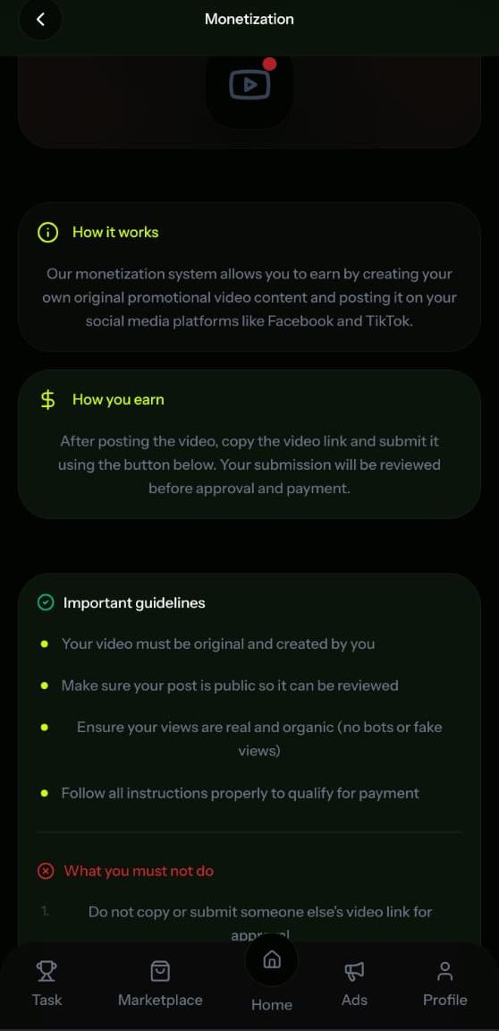 Payments & Withdrawals on Trusta