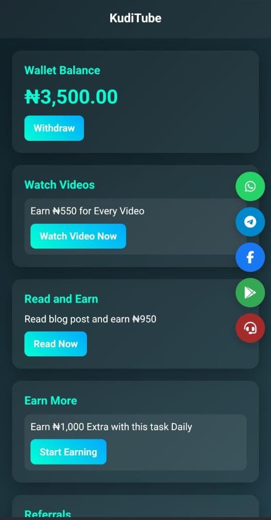 How Users Make Money On KudiTube