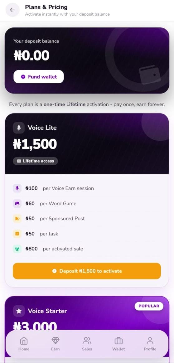 How Users Make Money On Voicearn
