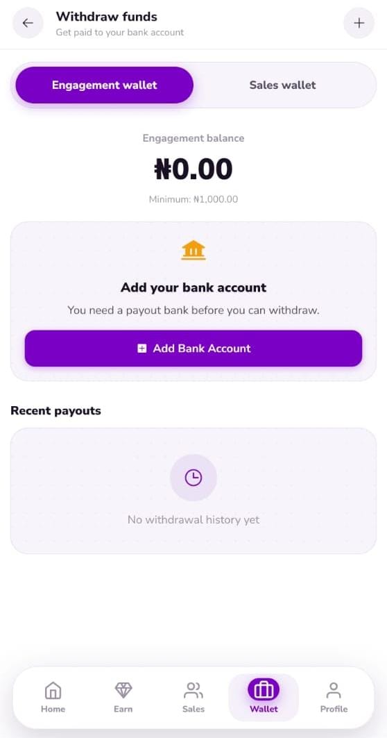 Deposits & Withdrawals 