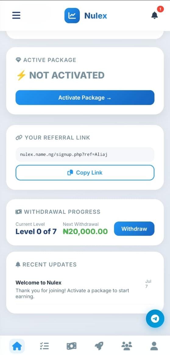 Withdrawal Process