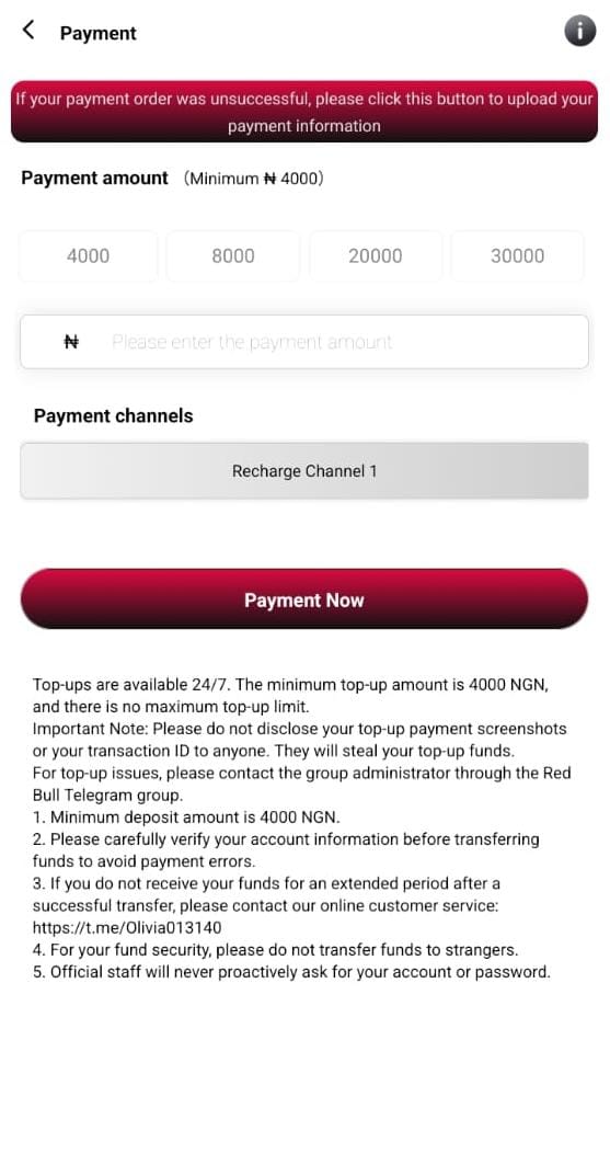 How To Deposit on Red Bull
