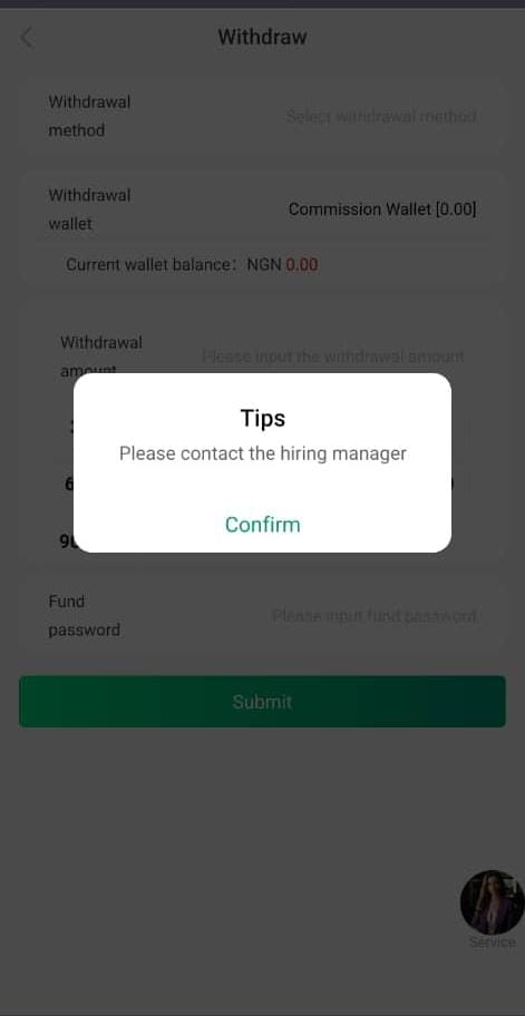 Withdrawal Process on TBWA