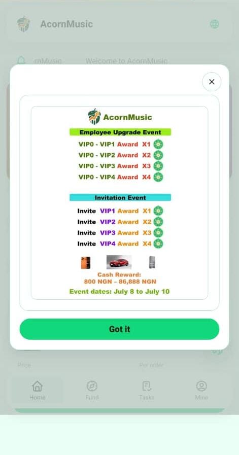 Acornmusic.vip Review