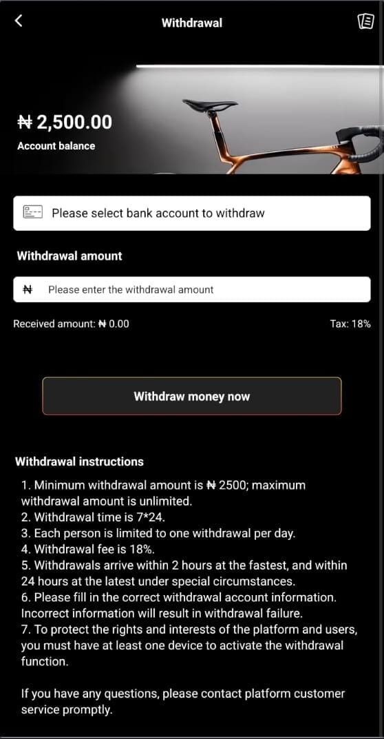 Recharge & Withdrawal on Trek