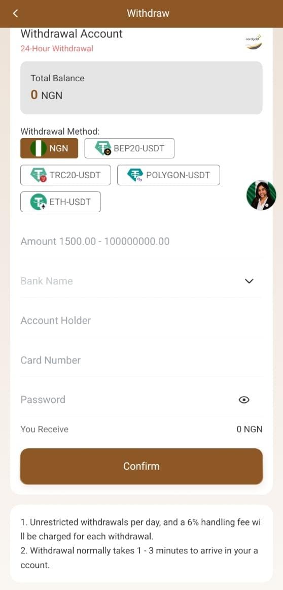Withdrawal Process On Nordgold