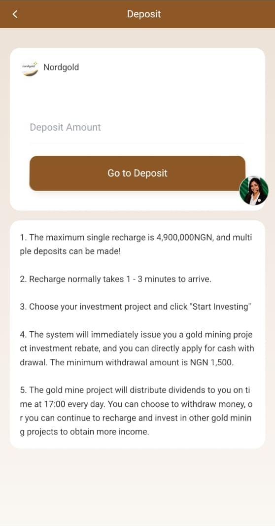 How To Deposit On Nordgold