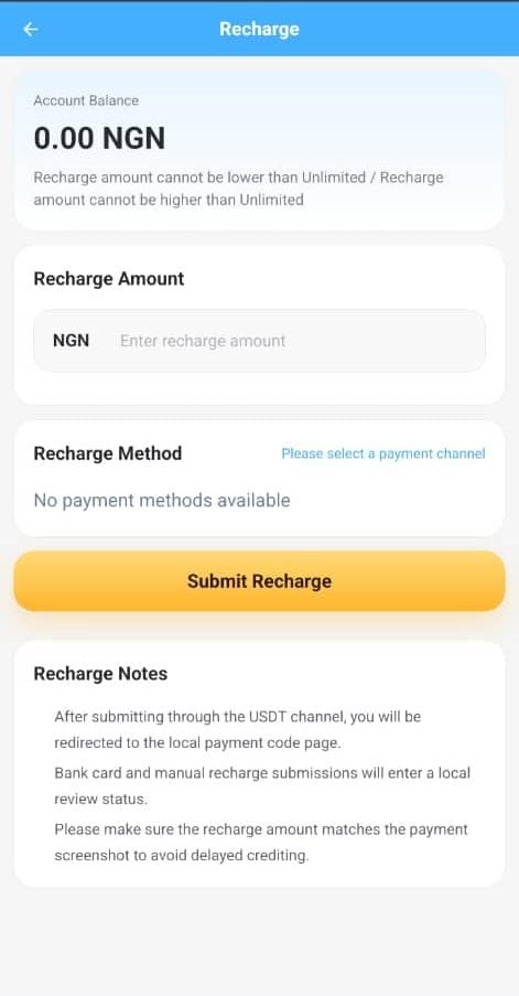 How To Recharge on NRS
