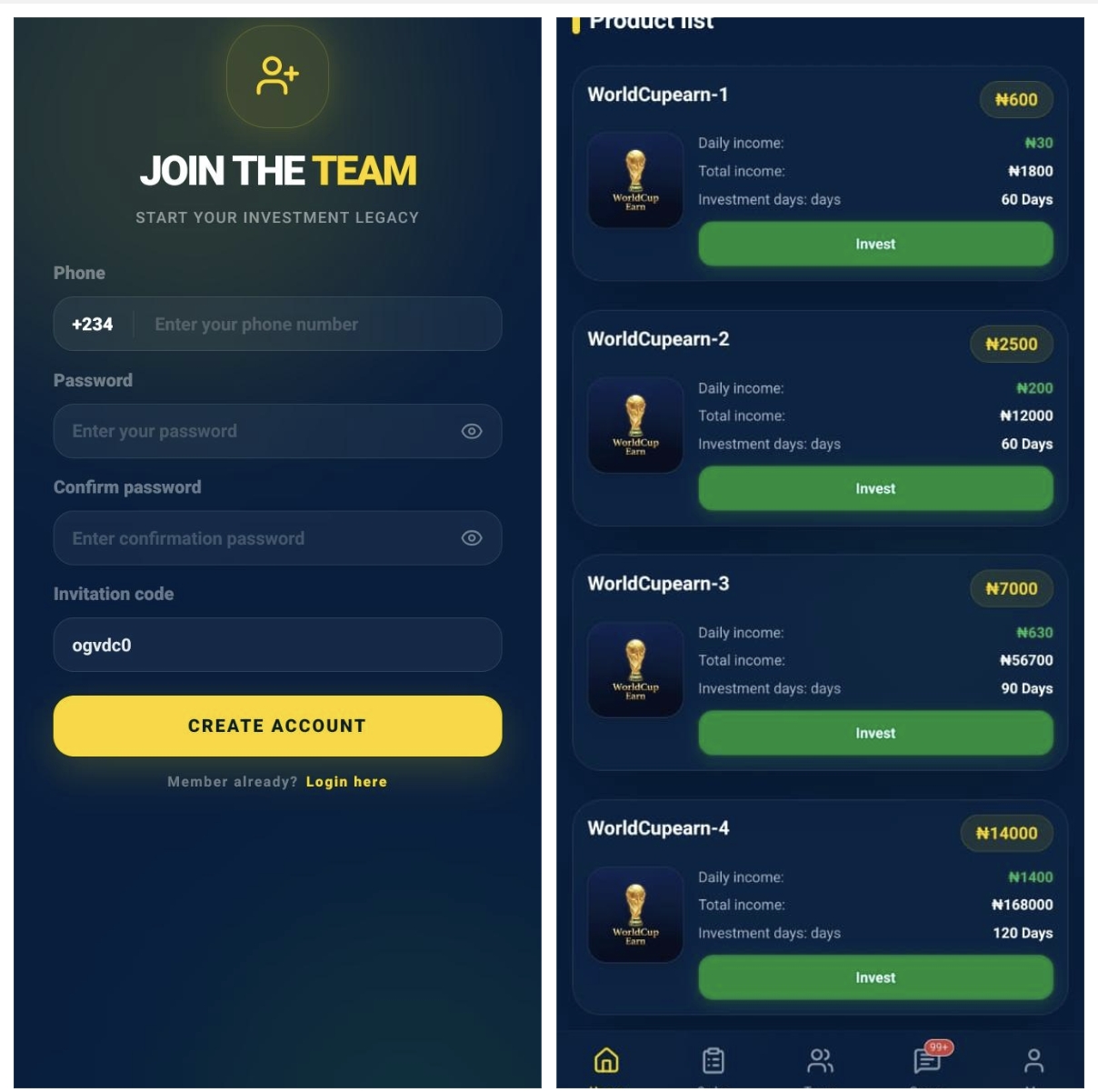 Worldcupearn.club Review