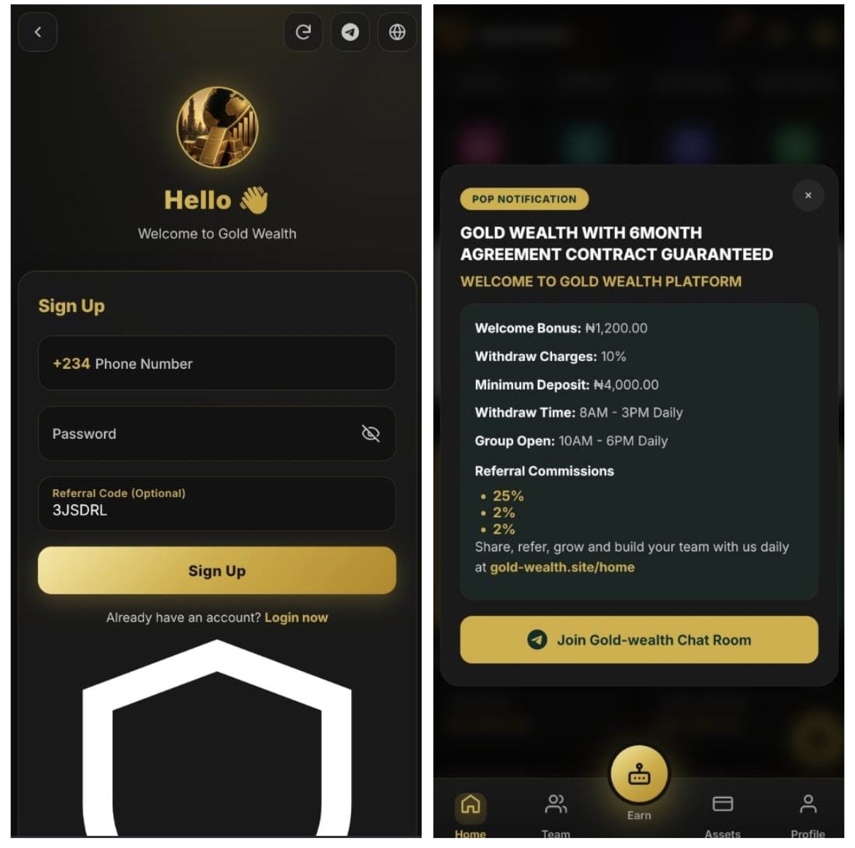 Gold-wealth.site Review