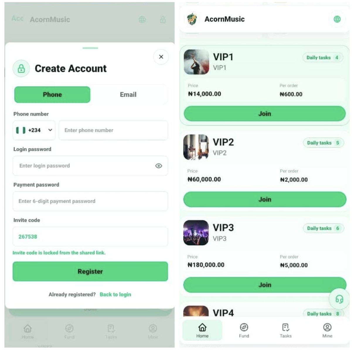 Acornmusic.vip Review