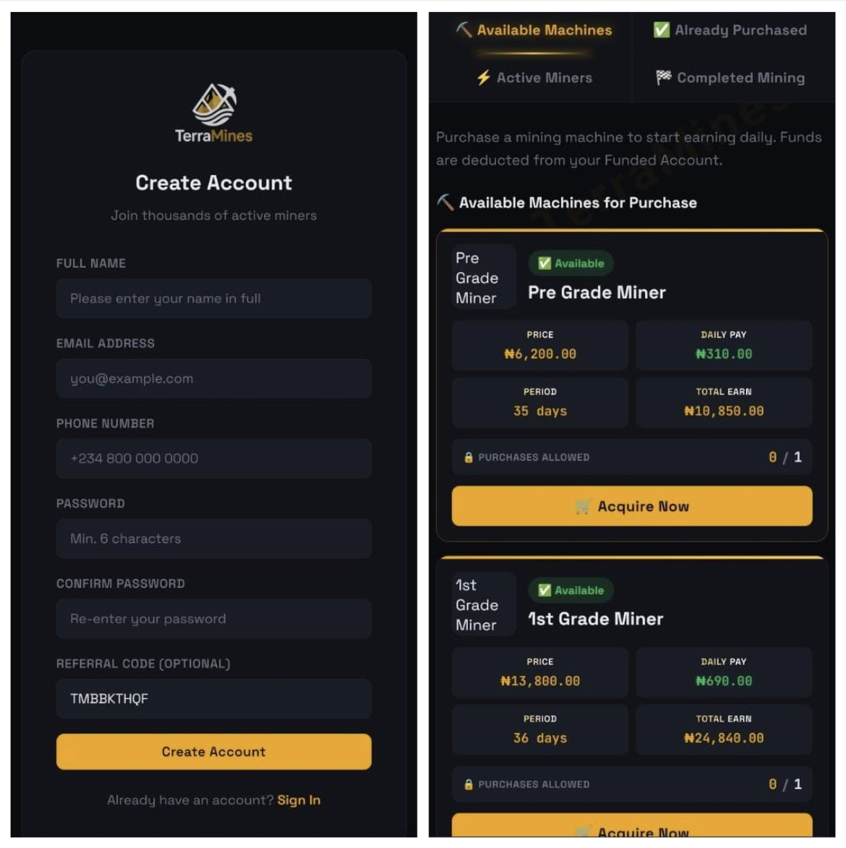 TerraMines.com Review