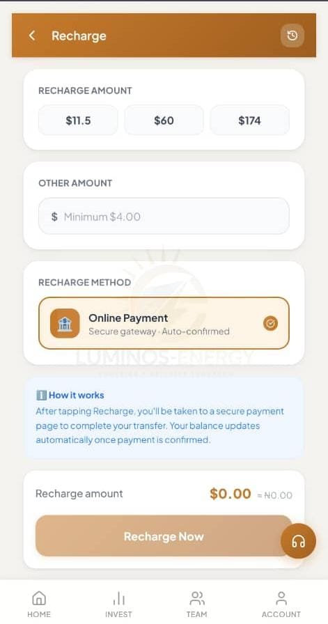 How Users Make Money On Luminos Energy